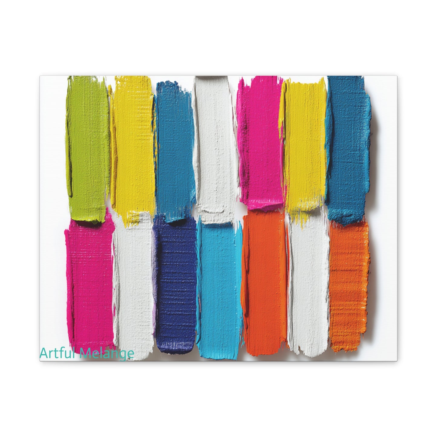 Acrylic Abstract Canvas Print - Richly Textured Artistry