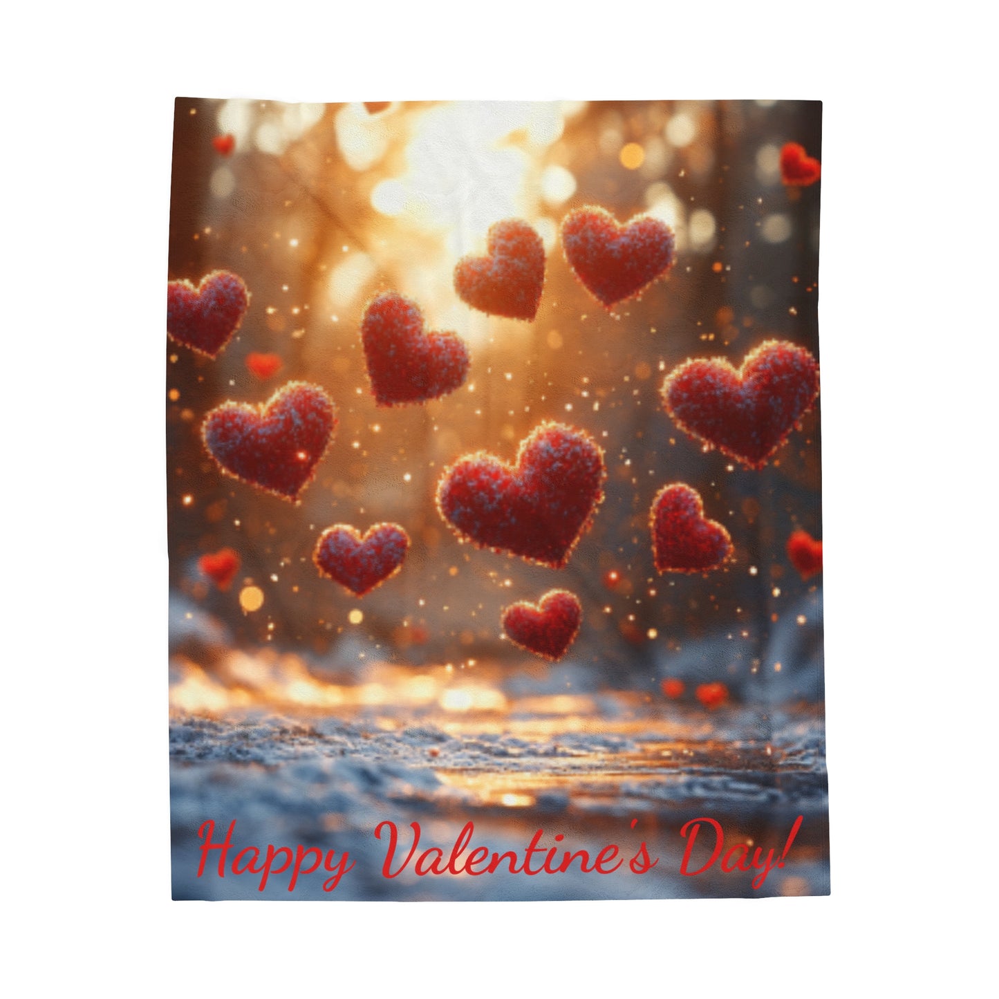 Velveteen Plush Valentine's Day Blanket 11