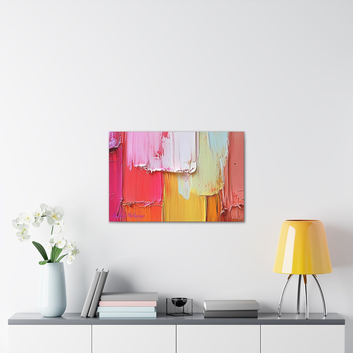 Acrylic Abstract Canvas Print - Richly Textured Artistry