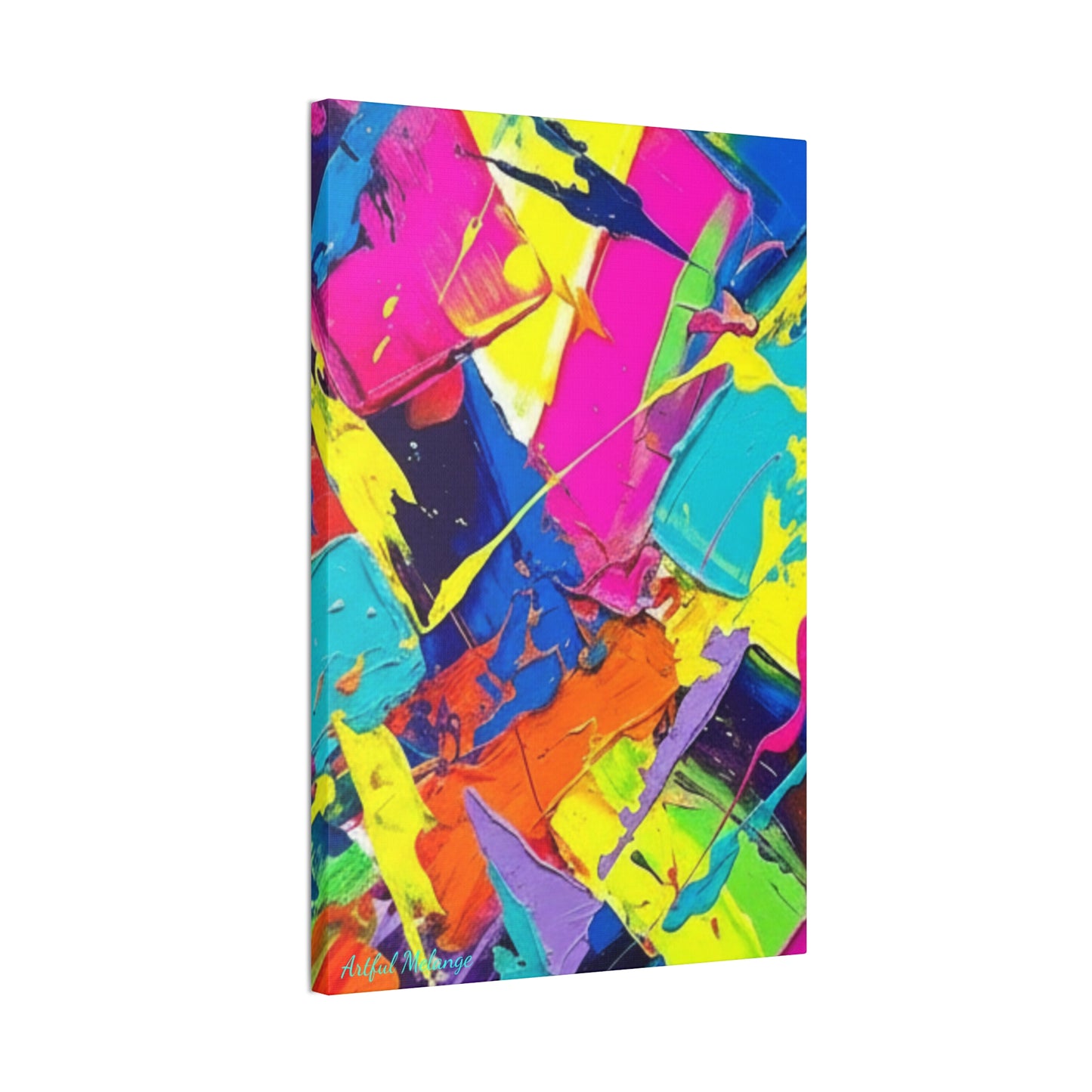 Acrylic Abstract Canvas Print - Richly Textured Artistry