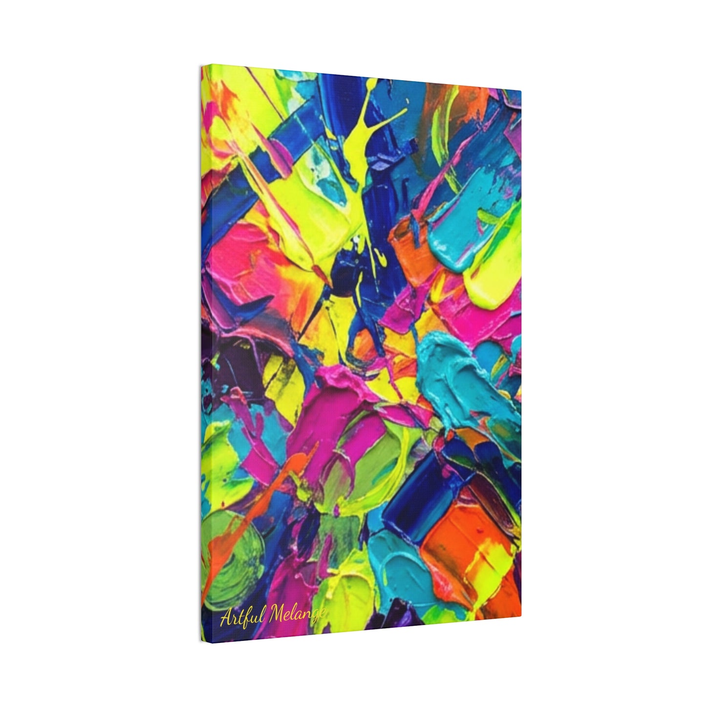 Acrylic Abstract Canvas Print - Richly Textured Artistry