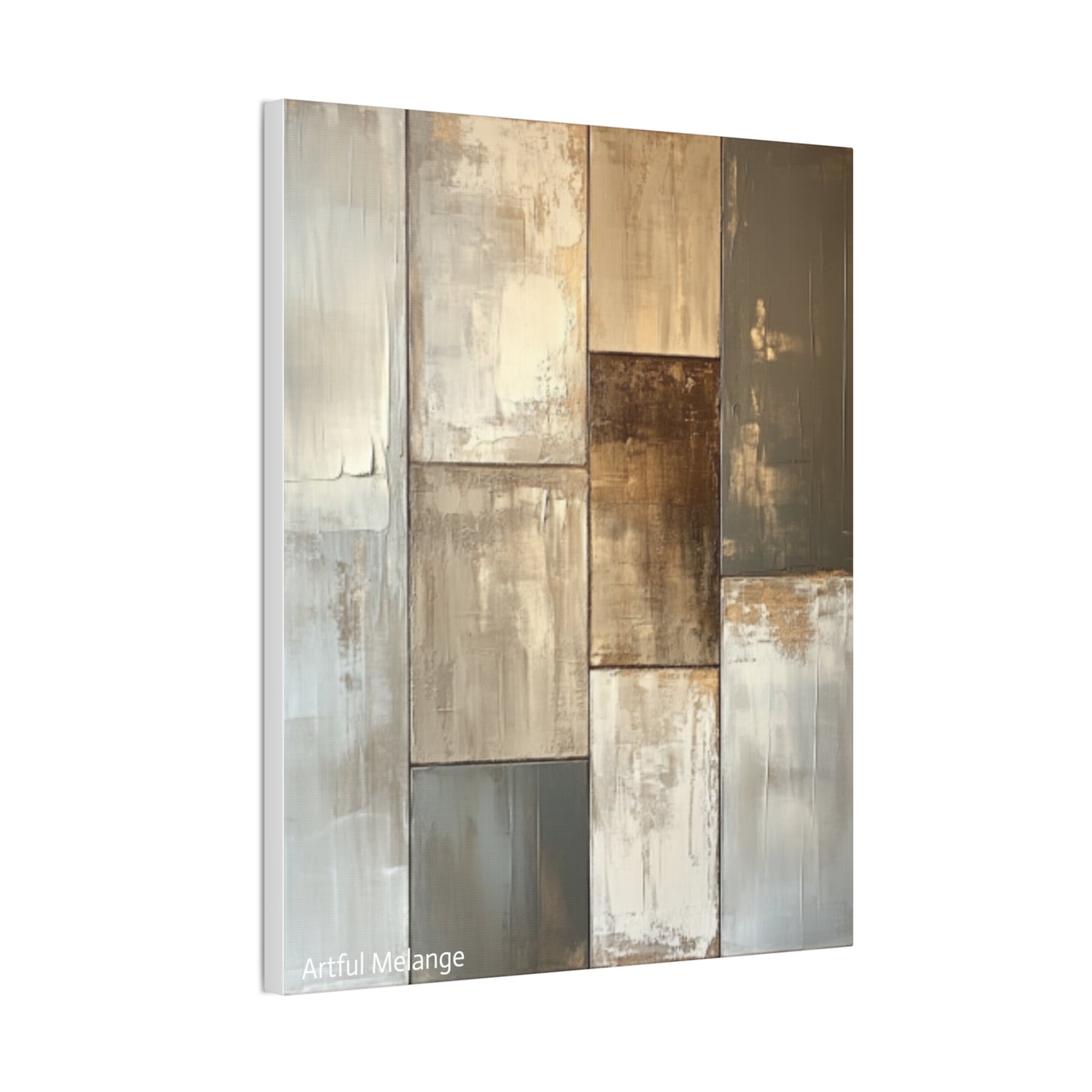 Acrylic Abstract Canvas Print - Richly Textured Artistry