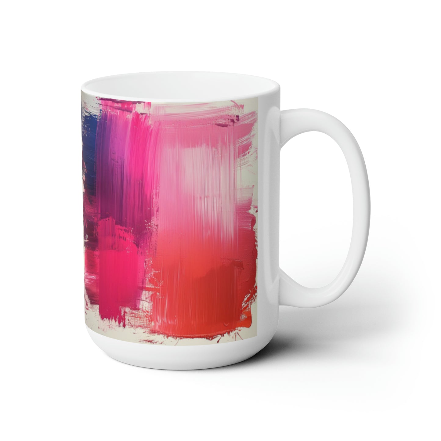 Artsy Abstract Ceramic Mug 15oz