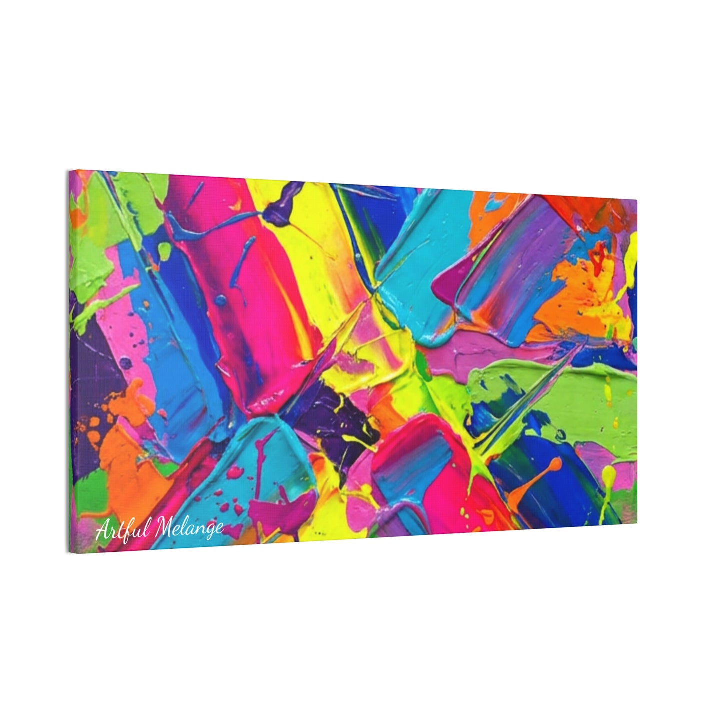 Acrylic Abstract Canvas Print - Richly Textured Artistry