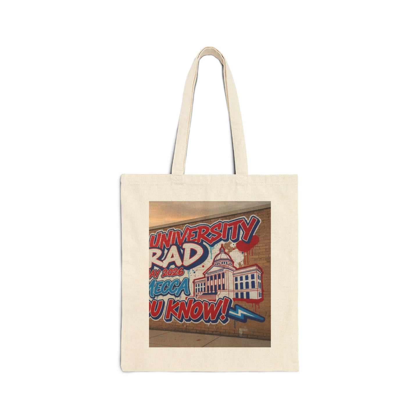 Howard University Grad Cotton Canvas Tote – HU, You Know! Rep your legacy. Carry your culture