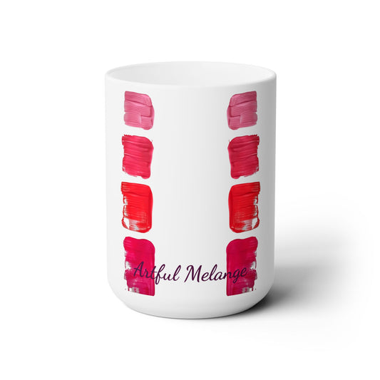 Artsy Abstract Ceramic Mug 15oz