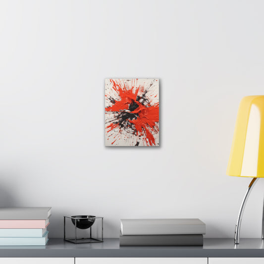 Acrylic Abstract Canvas Print - Richly Textured Artistry