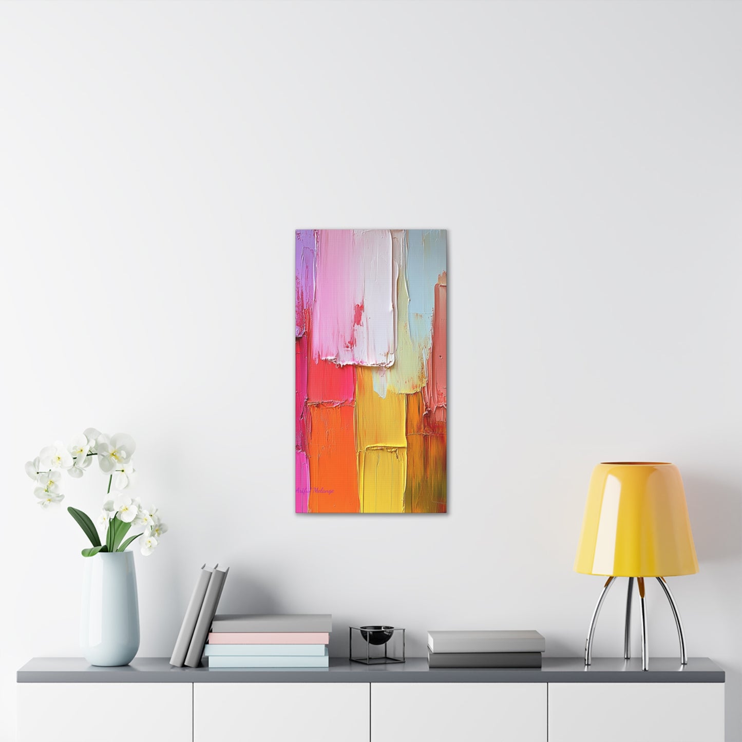 Acrylic Abstract Canvas Print - Richly Textured Artistry