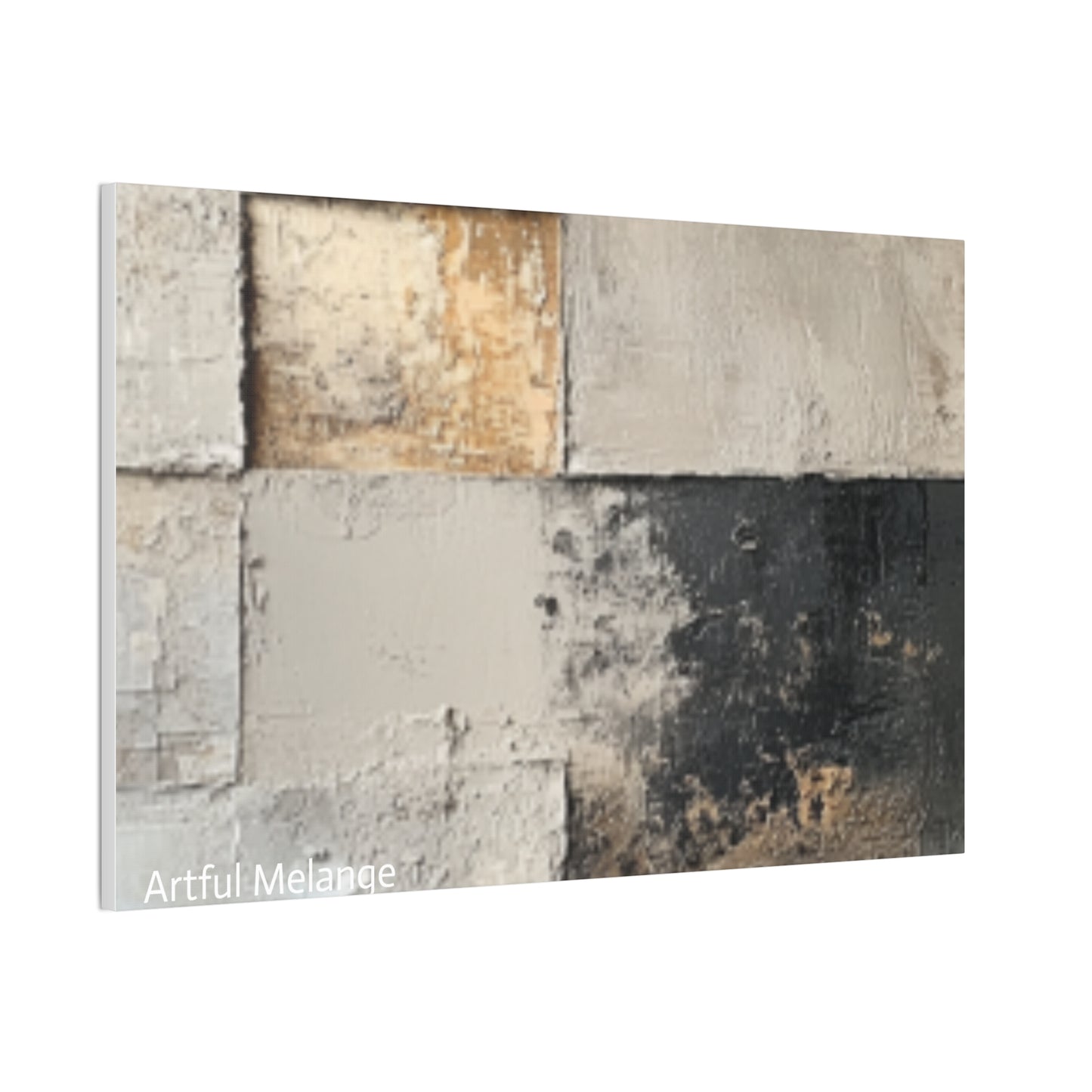 Acrylic Abstract Canvas Print - Richly Textured Artistry