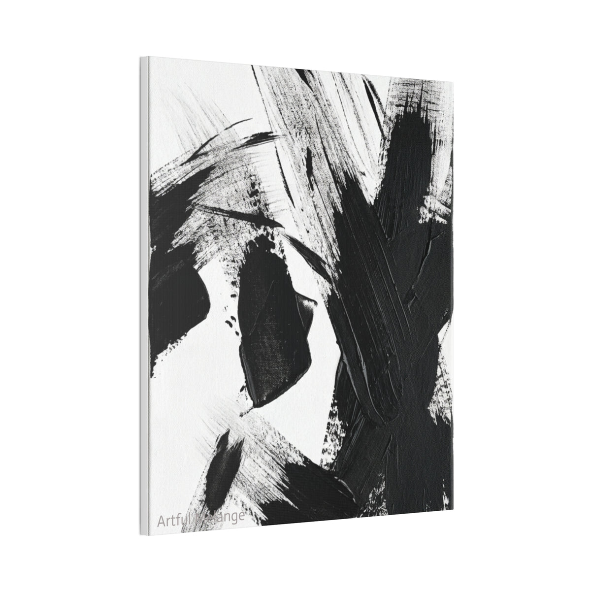 Acrylic Abstract Canvas Print - Richly Textured Artistry