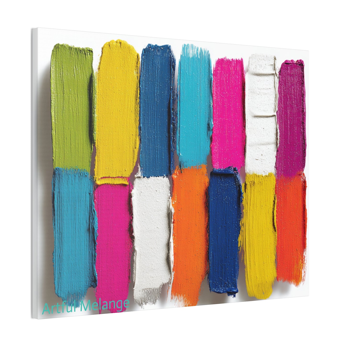 Acrylic Abstract Canvas Print - Richly Textured Artistry