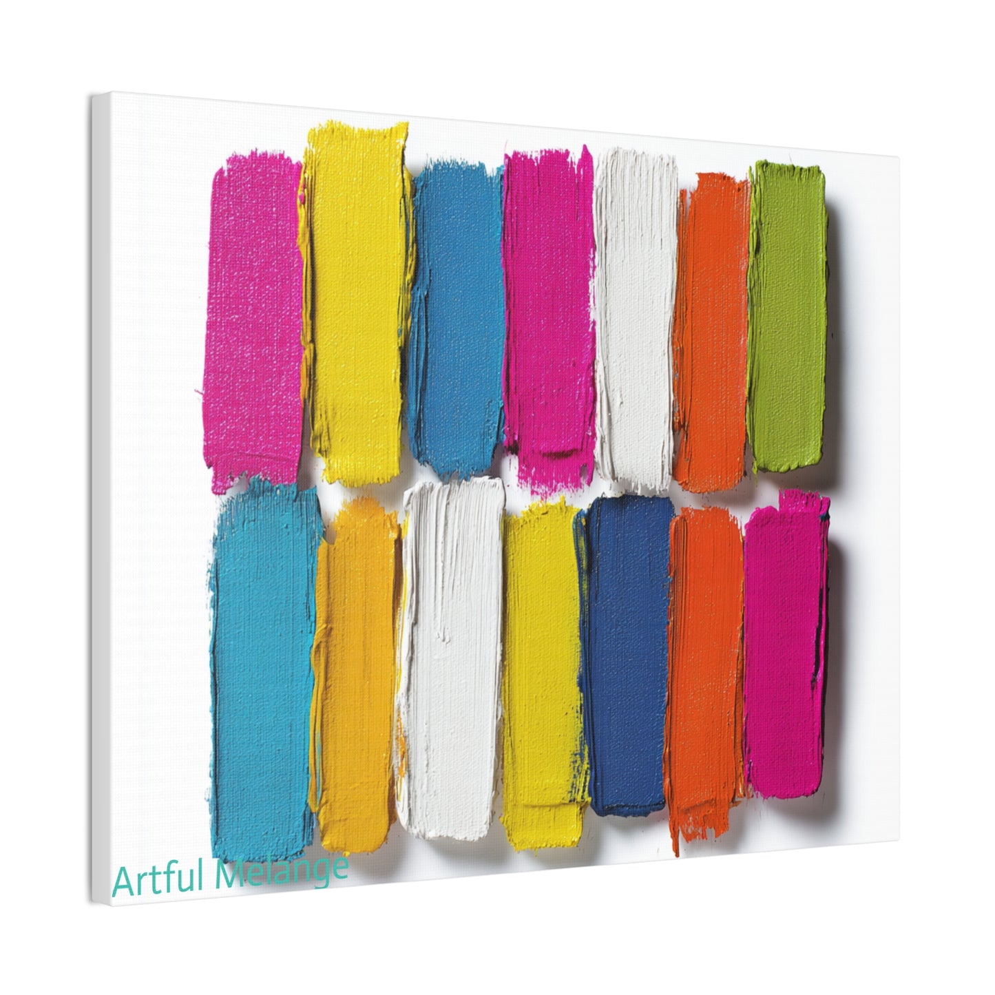 Acrylic Abstract Canvas Print - Richly Textured Artistry