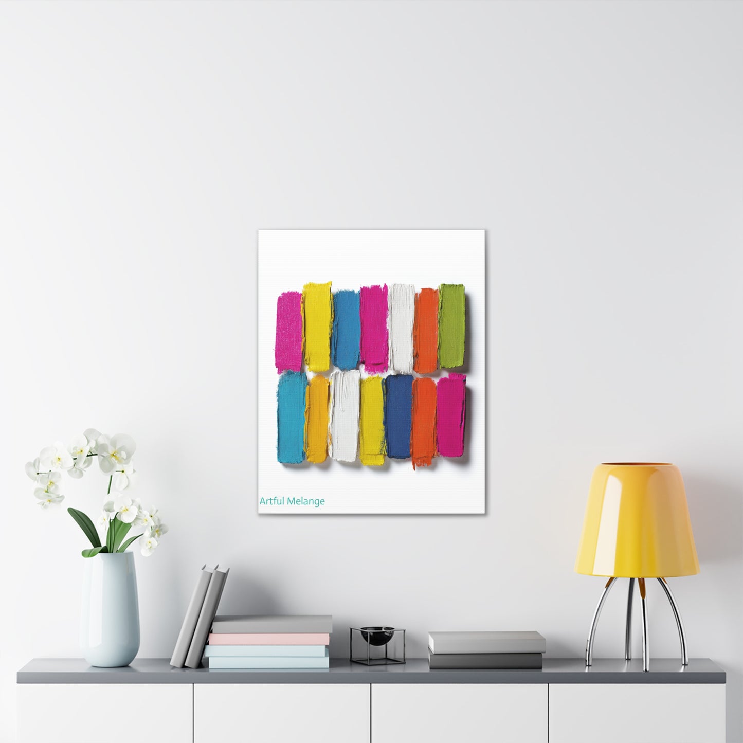 Acrylic Abstract Canvas Print - Richly Textured Artistry