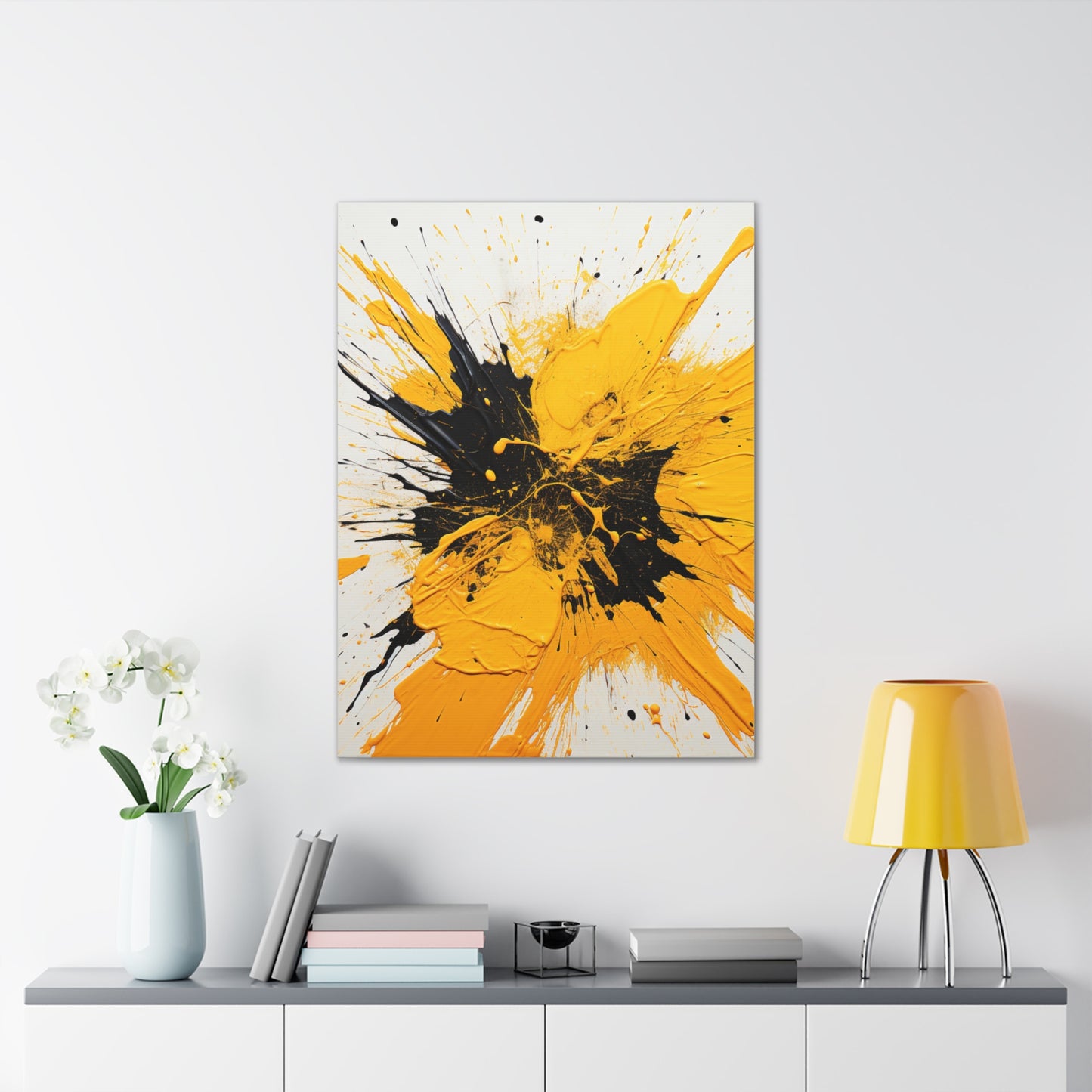 Acrylic Abstract Canvas Print - Richly Textured Artistry