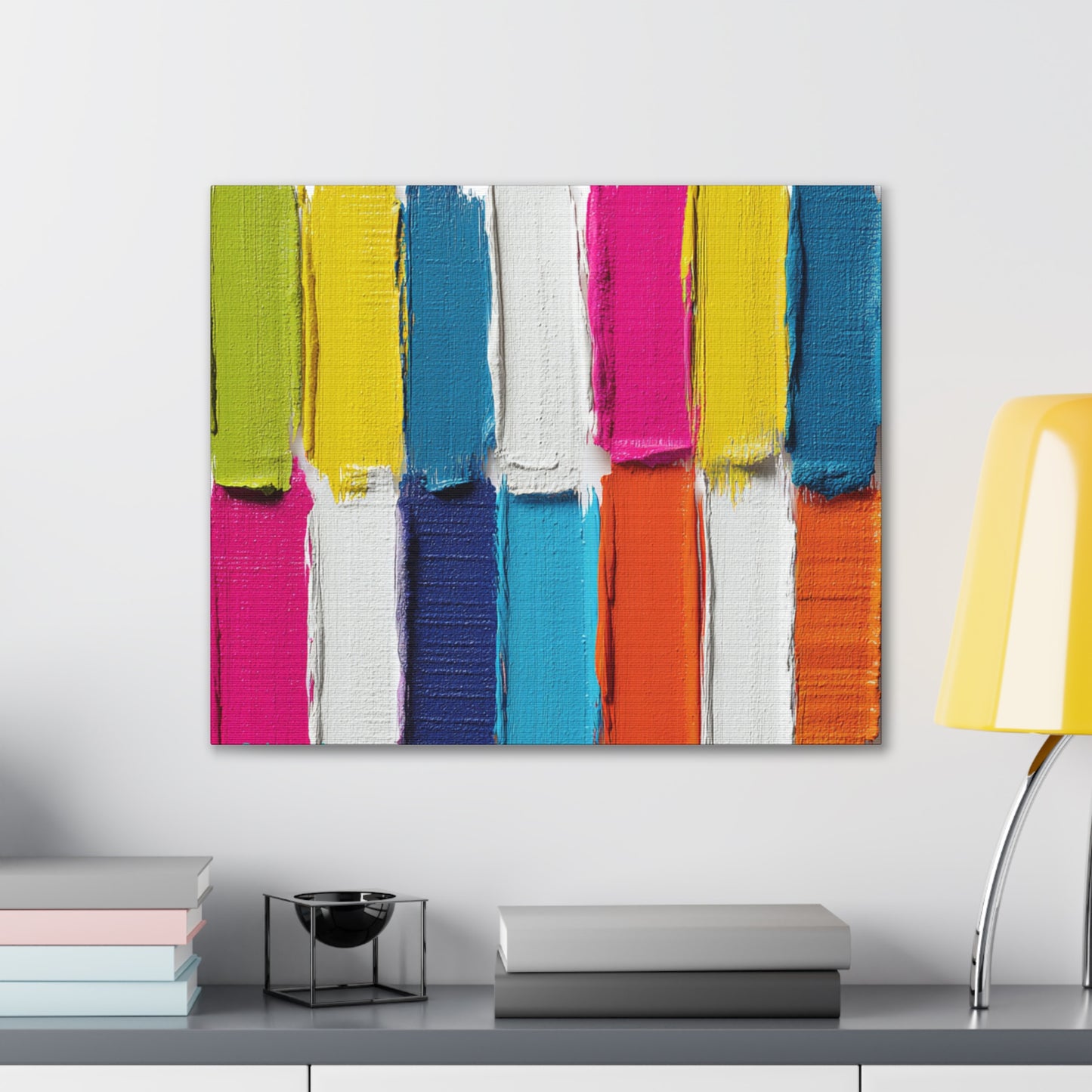 Acrylic Abstract Canvas Print - Richly Textured Artistry