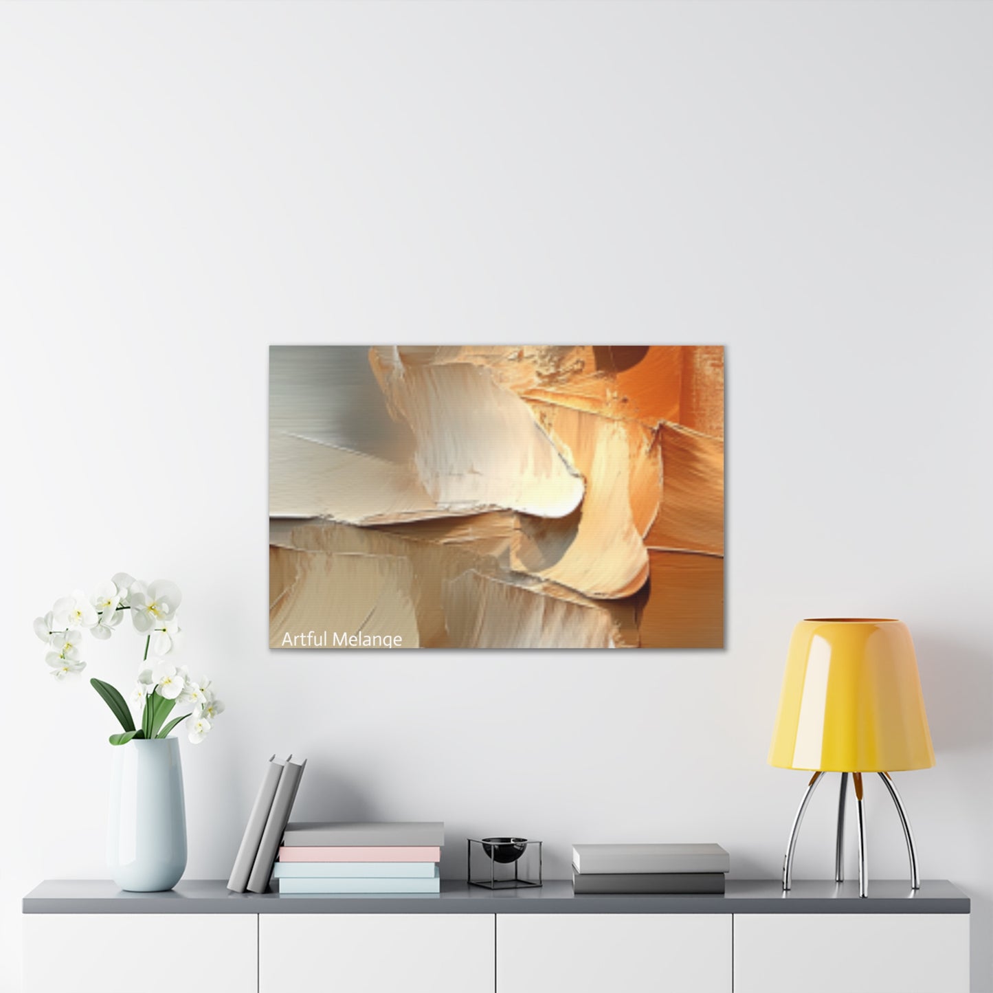 Acrylic Abstract Canvas Print - Richly Textured Artistry