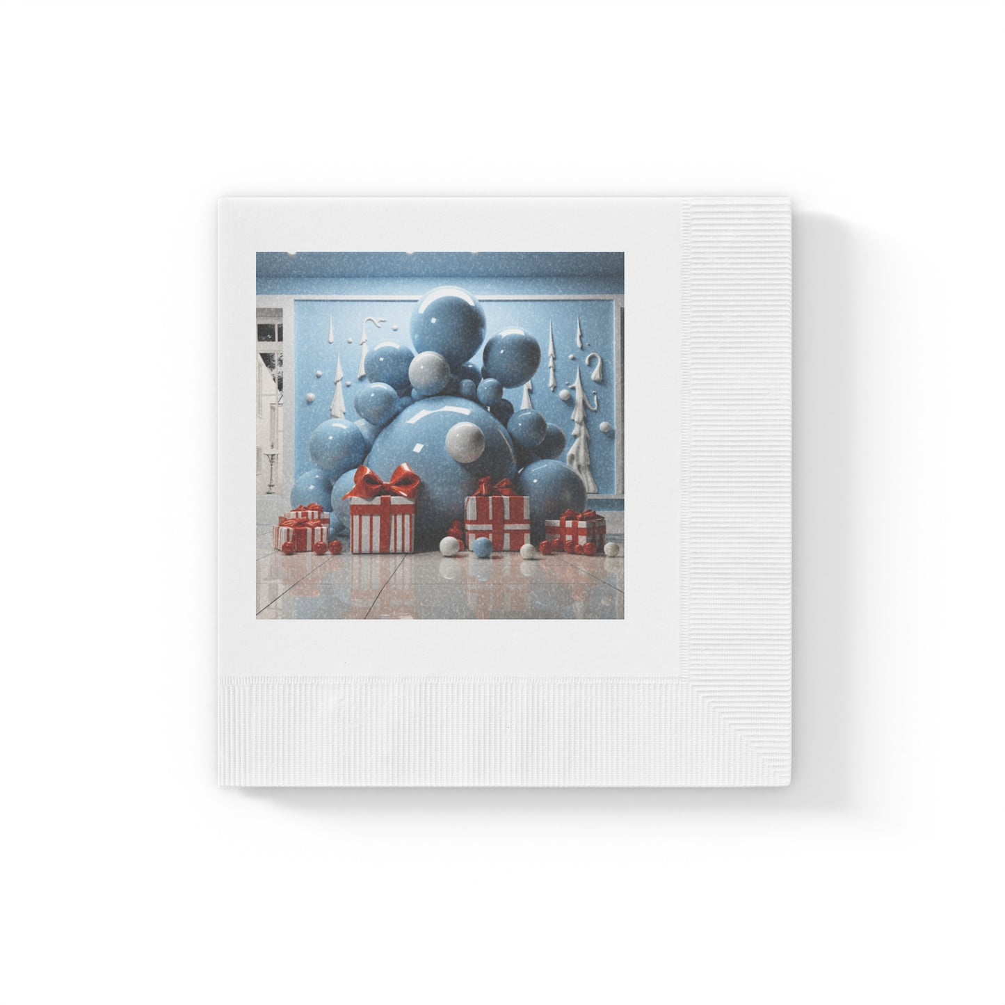 Dynamic Holiday Napkins for Sophisticated Living Spaces