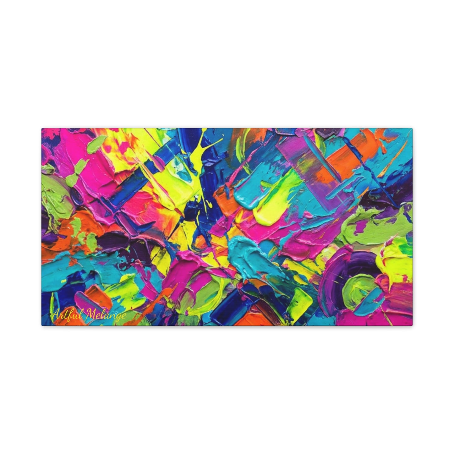 Acrylic Abstract Canvas Print - Richly Textured Artistry