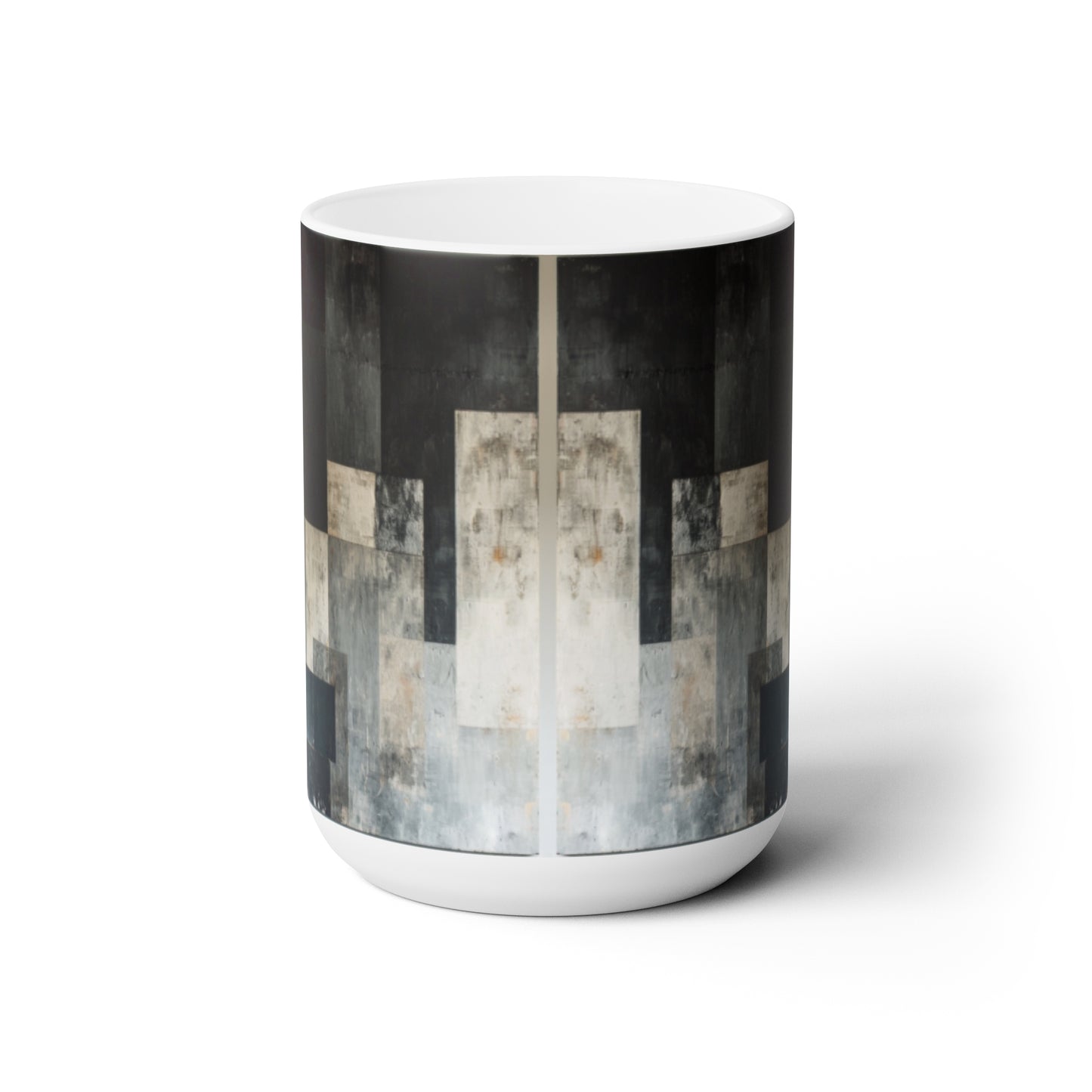 Artsy Abstract Ceramic Mug 15oz