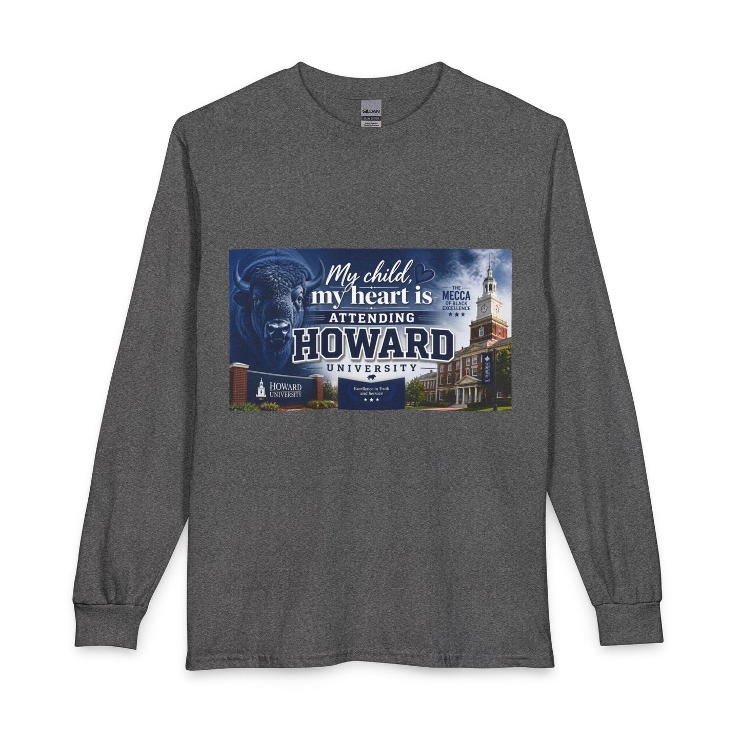 Howard University Pride Family Statement/Unisex Long Sleeve T-Shirt