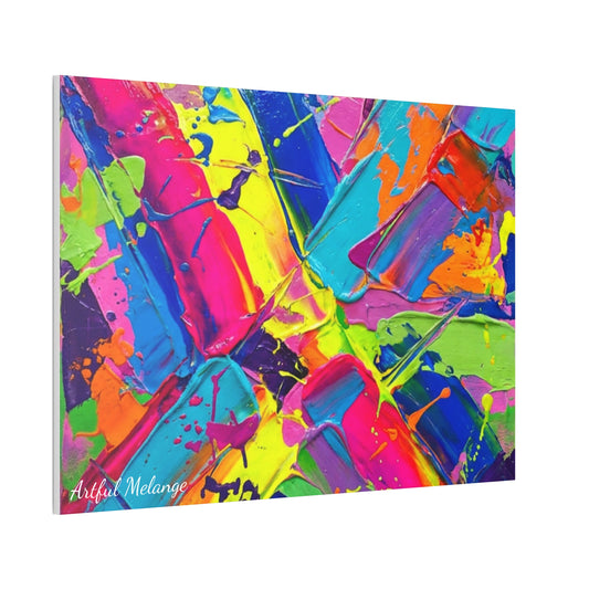 Acrylic Abstract Canvas Print - Richly Textured Artistry