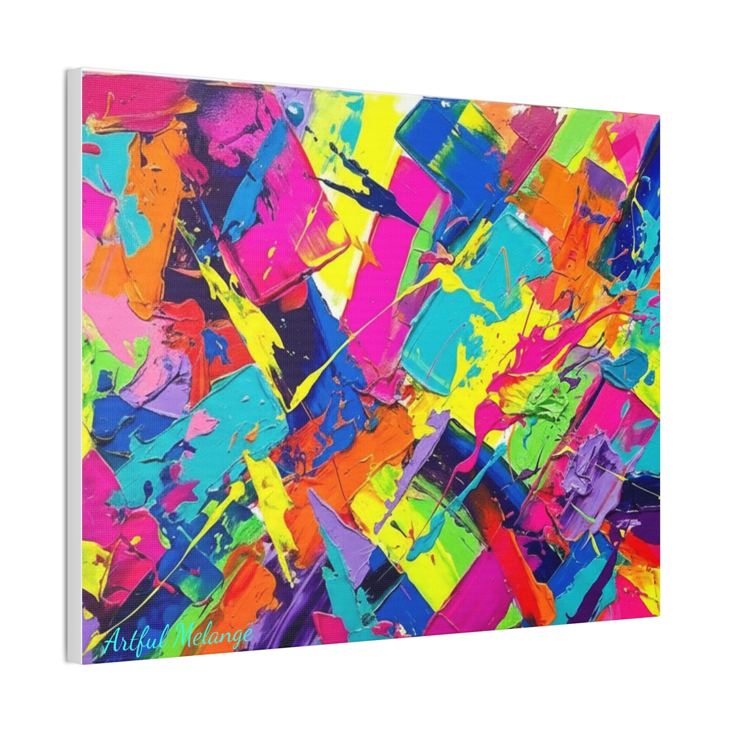 Acrylic Abstract Canvas Print - Richly Textured Artistry
