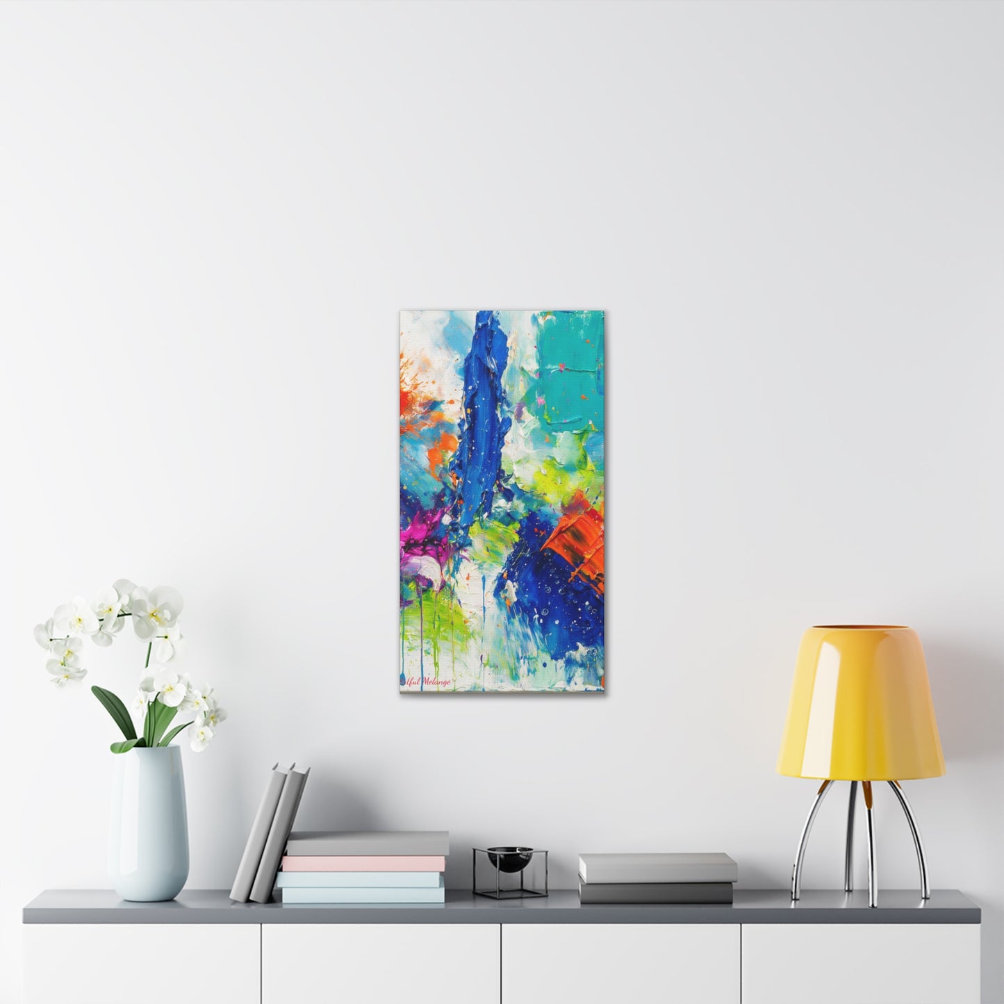 Acrylic Abstract Canvas Print - Richly Textured Artistry