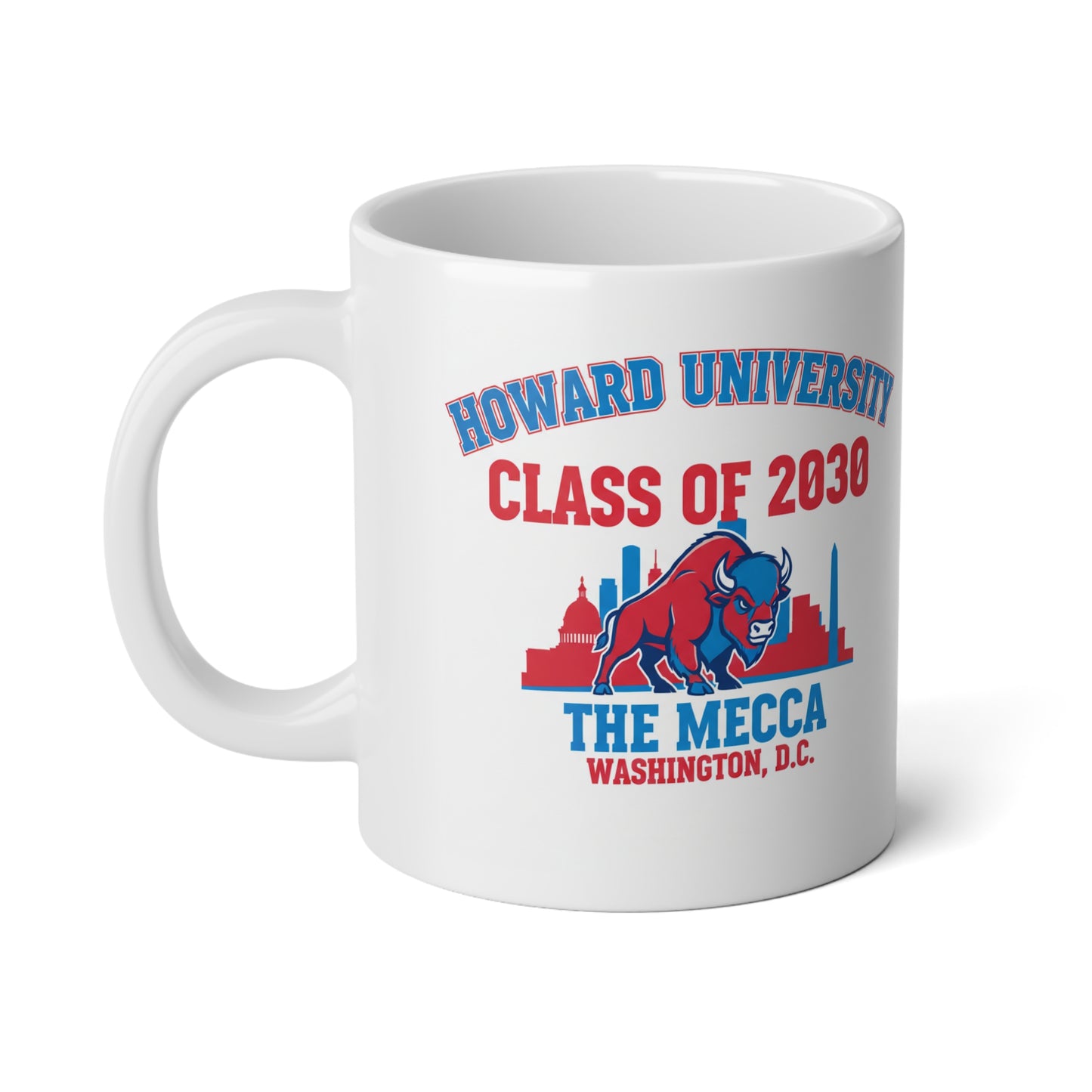 Howard University Class of 2030 Mug – Welcome the Legacy,Celebrate the Future,Jumbo Mug, 20oz