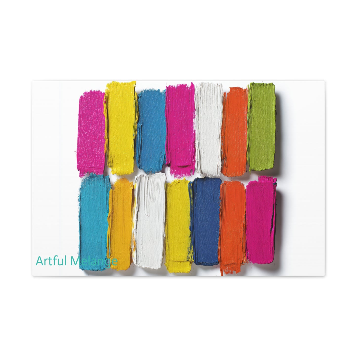 Acrylic Abstract Canvas Print - Richly Textured Artistry