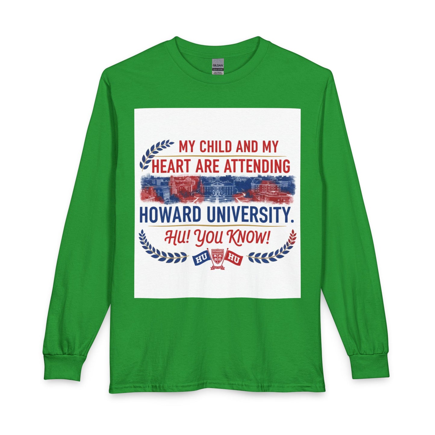 Howard University Pride Family Statement/Unisex Long Sleeve T-Shirt 2