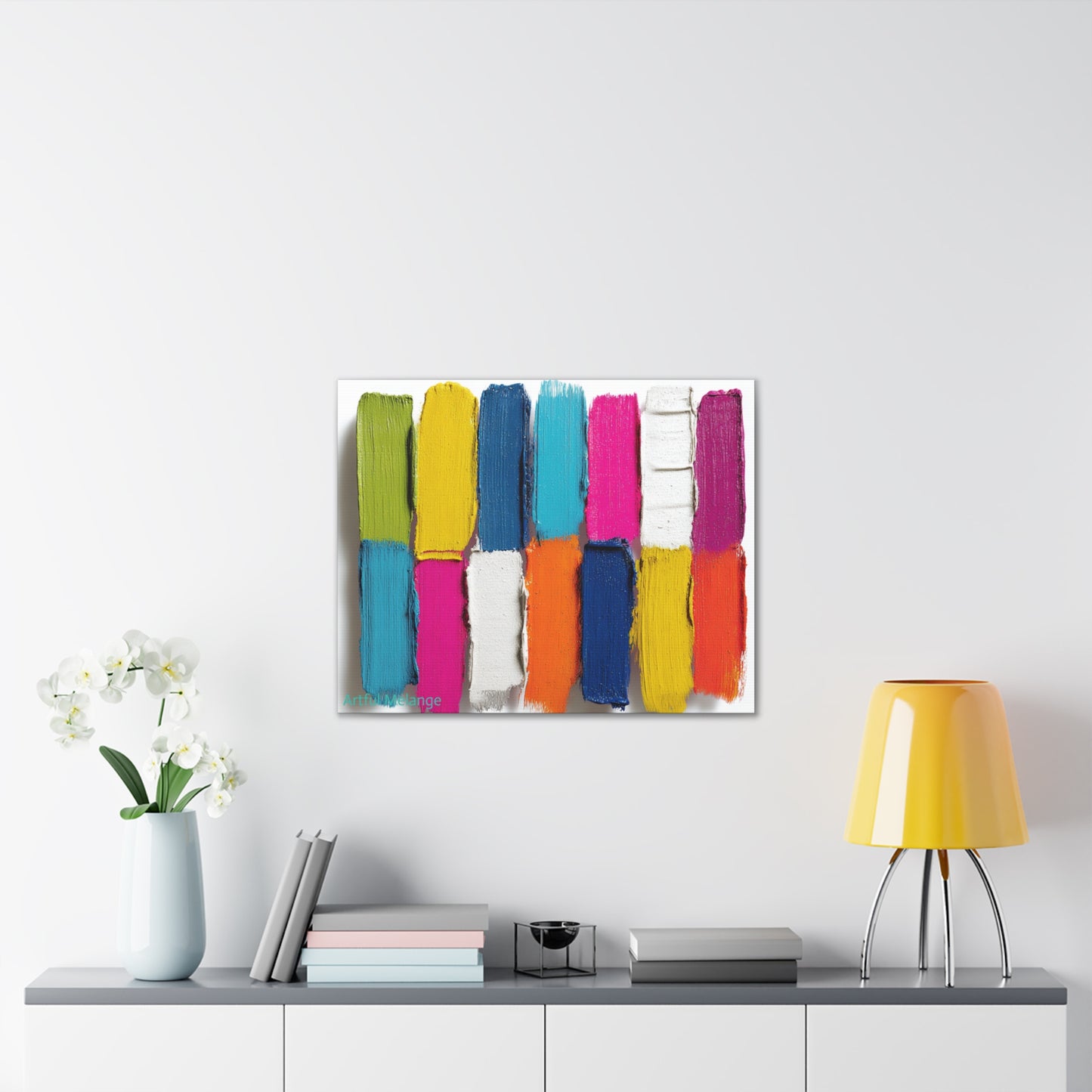 Acrylic Abstract Canvas Print - Richly Textured Artistry
