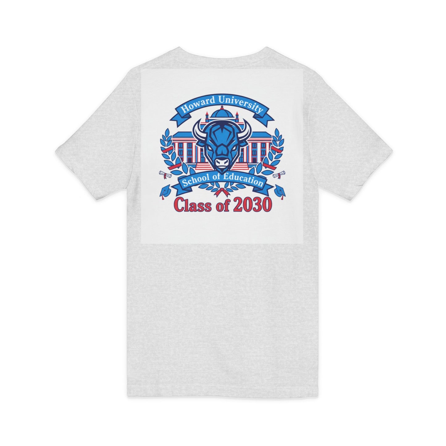 Howard University Class of 2030 Unisex V-Neck T-Shirt | The Mecca Incoming Class Tee