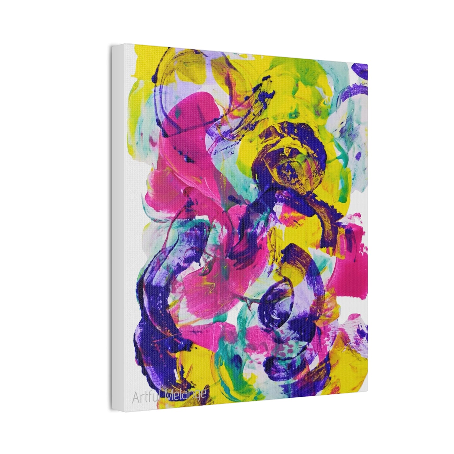 Primary Elegance: A Symphony of Sophistication Canvas Print