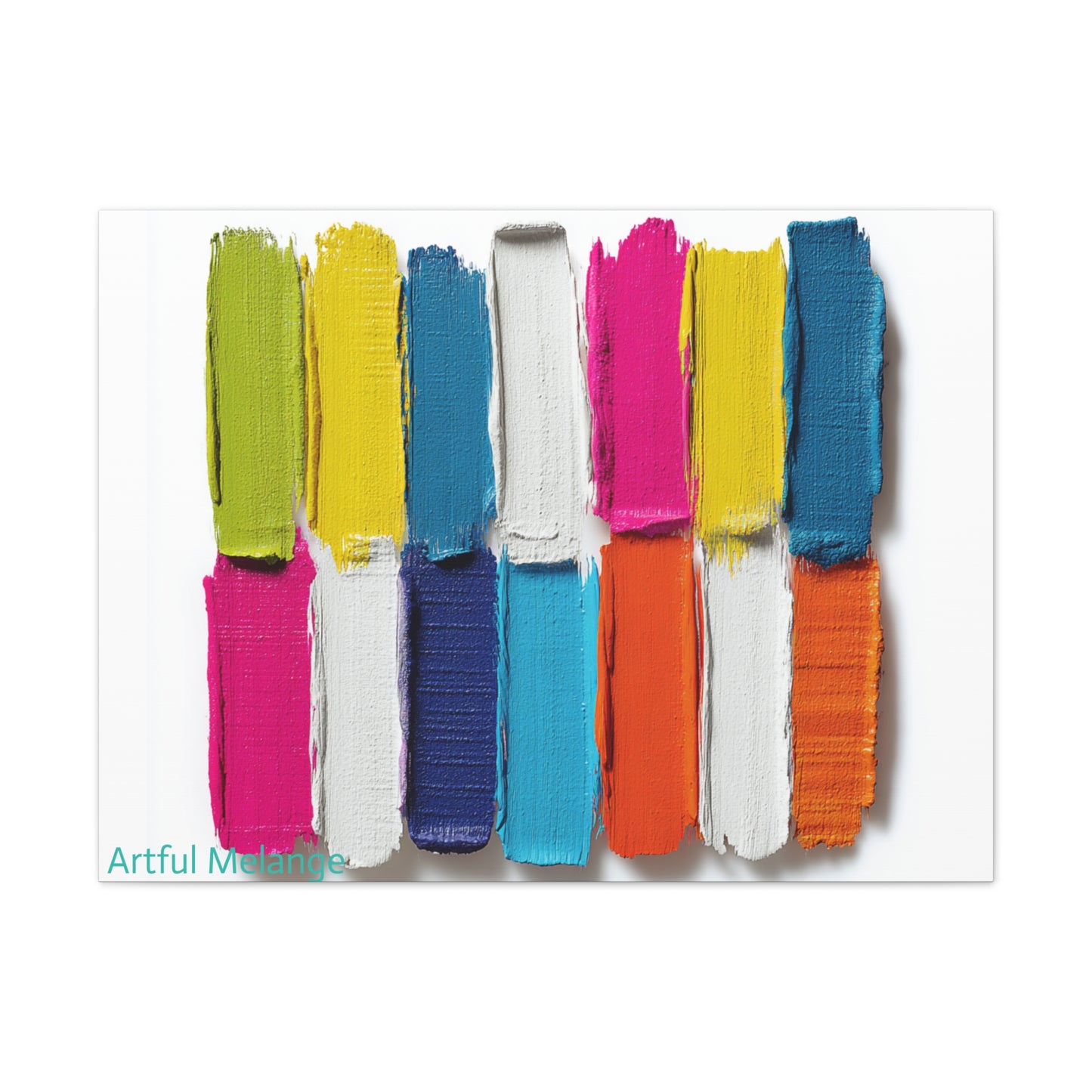 Acrylic Abstract Canvas Print - Richly Textured Artistry