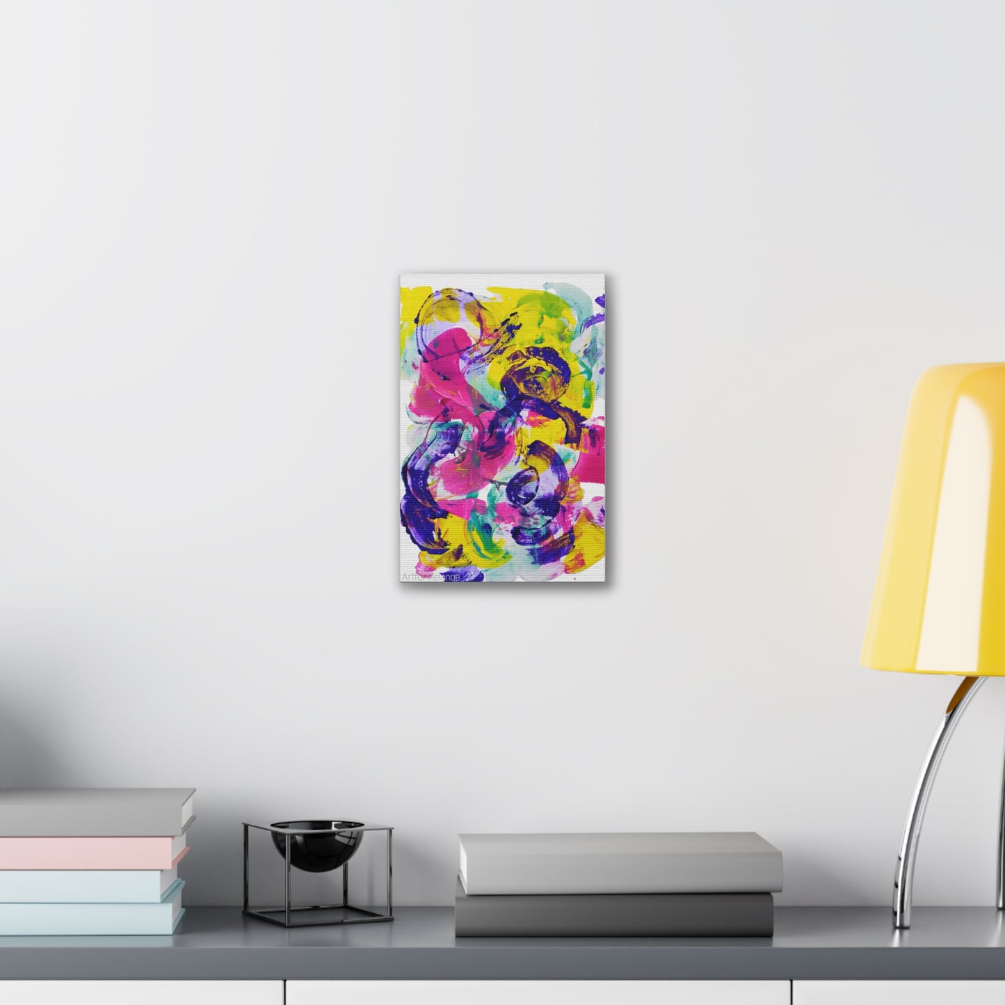 Primary Elegance: A Symphony of Sophistication Canvas Print