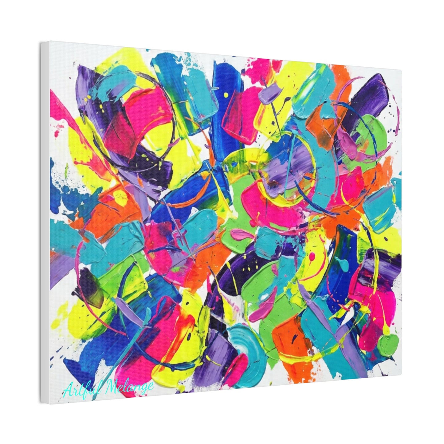 Acrylic Abstract Canvas Print - Richly Textured Artistry
