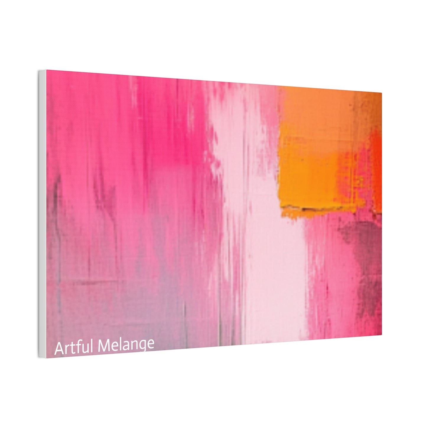 Acrylic Abstract Canvas Print - Richly Textured Artistry