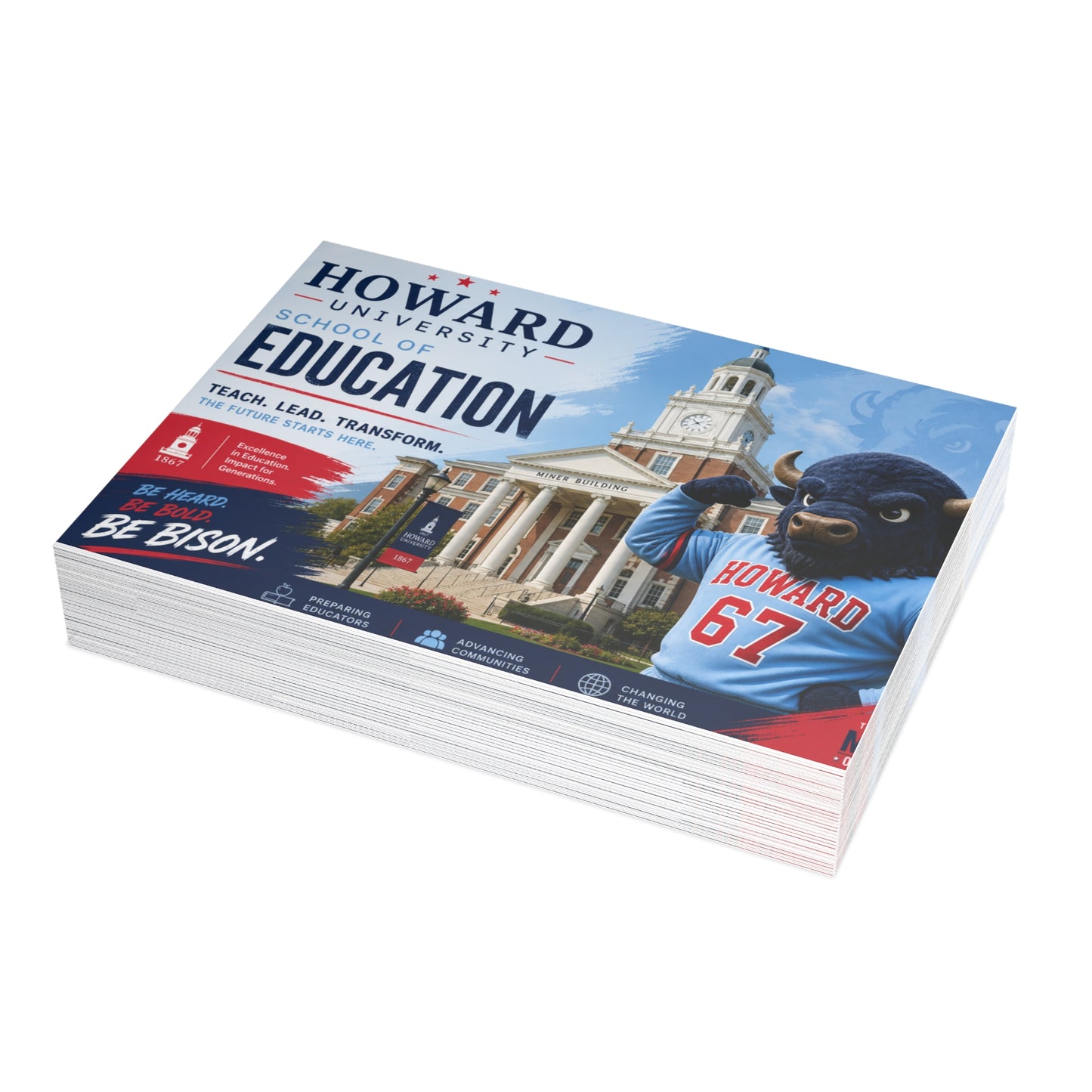 Howard University School of Education Postcard Set 1 (envelopes included)