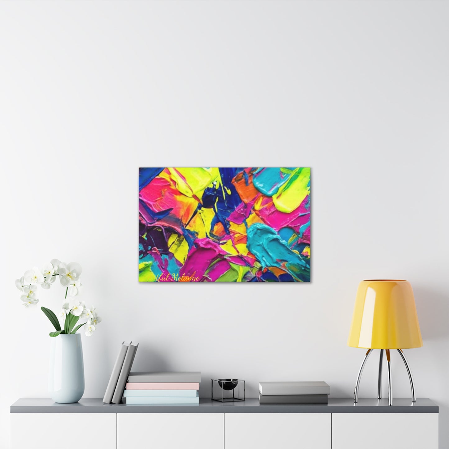 Acrylic Abstract Canvas Print - Richly Textured Artistry