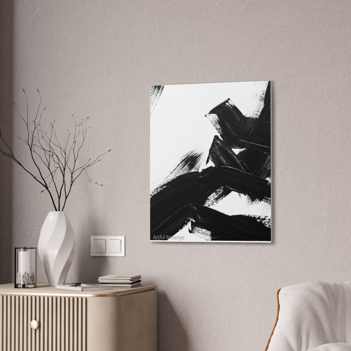 Acrylic Abstract Canvas Print - Richly Textured Artistry