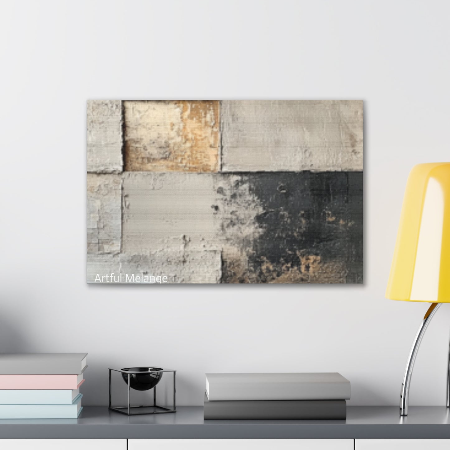 Acrylic Abstract Canvas Print - Richly Textured Artistry