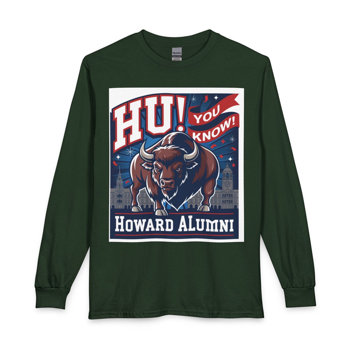 Howard University Heritage Reserve/Unisex Long Sleeve T-Shirt 5