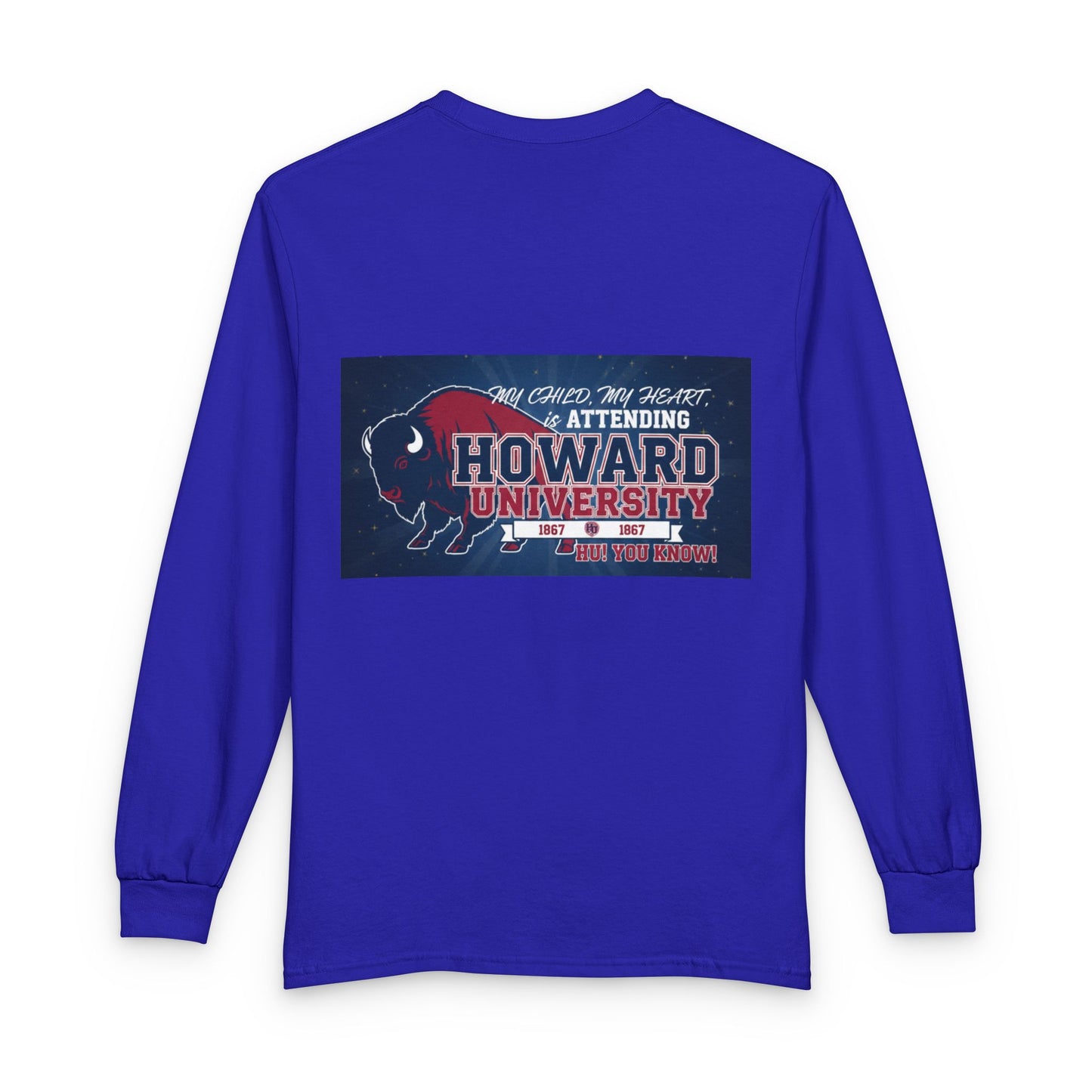 Howard University Pride Family Statement/Unisex Long Sleeve T-Shirt 6