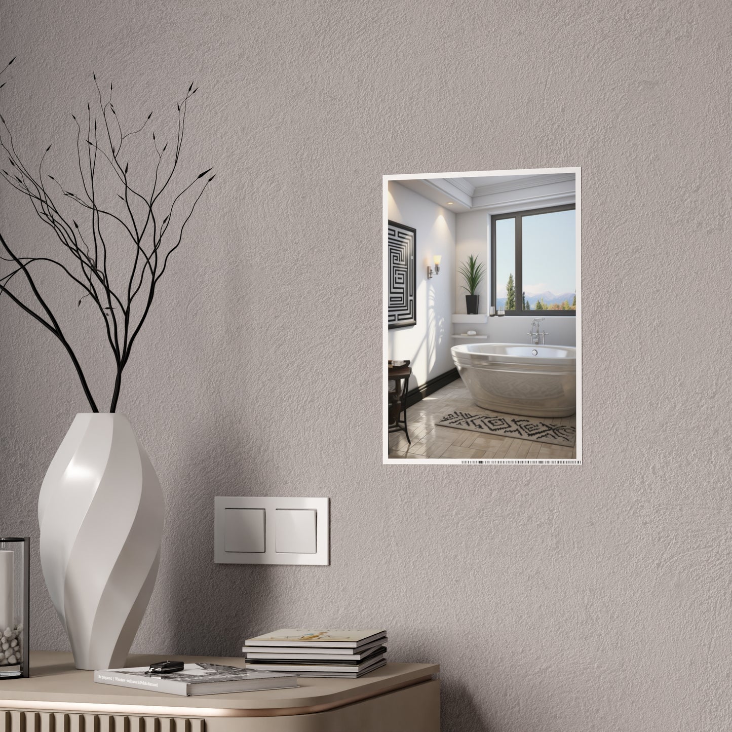 Cultural Elegance Bathscapes Poster Art