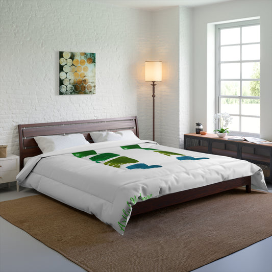 Dreamscape Delight Abstract Art Comforter 34
