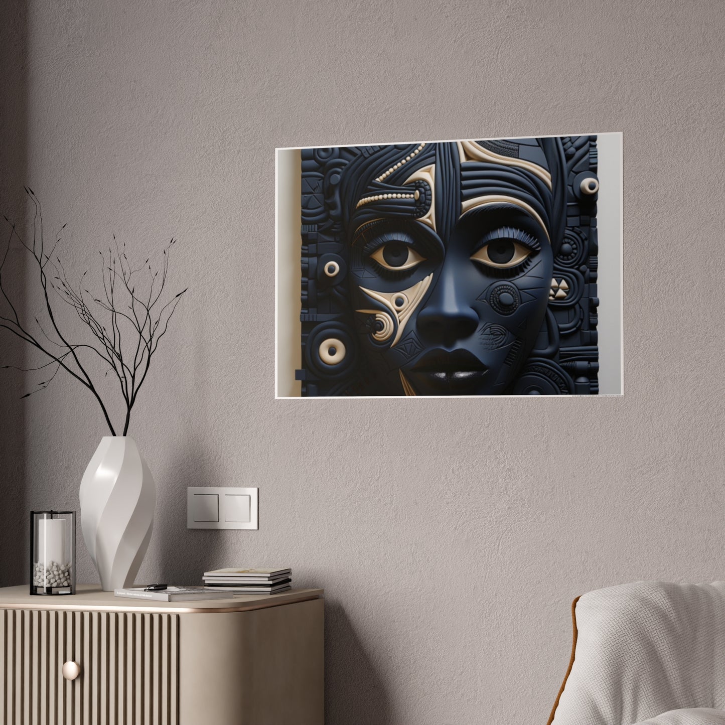 AfroElegance: Empowering Melanated Women Poster 1