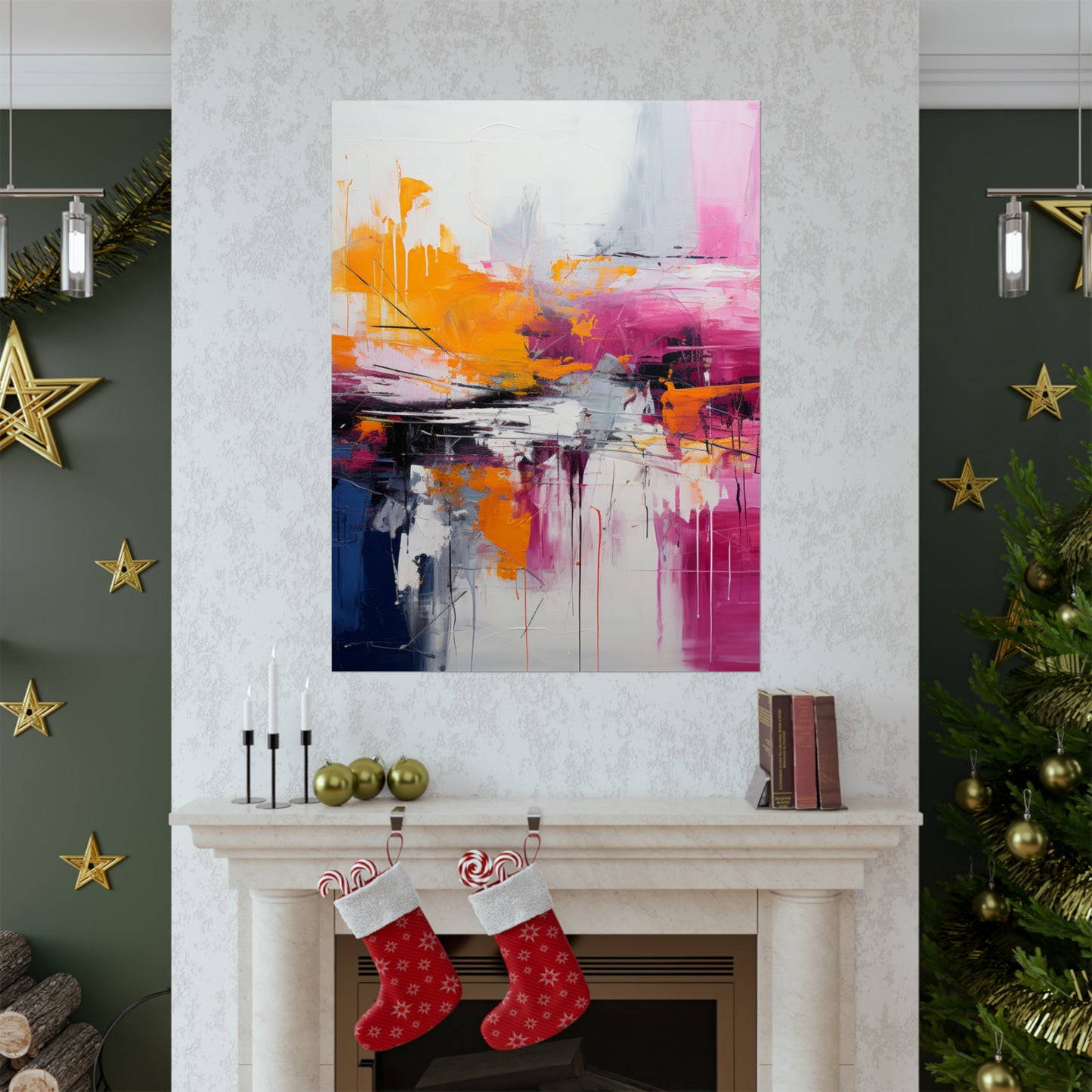 Radiant Harmony Matte Vertical Canvas Poster