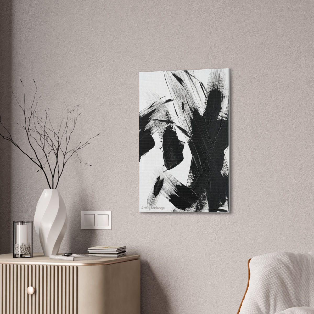 Acrylic Abstract Canvas Print - Richly Textured Artistry