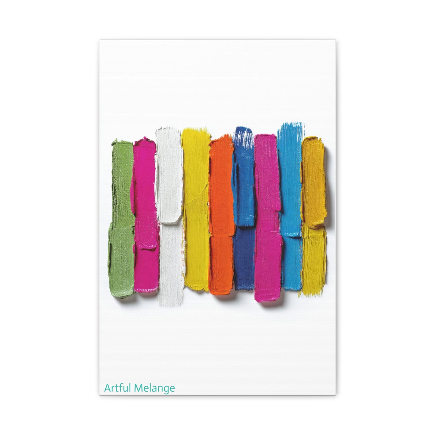 Acrylic Abstract Canvas Print - Richly Textured Artistry