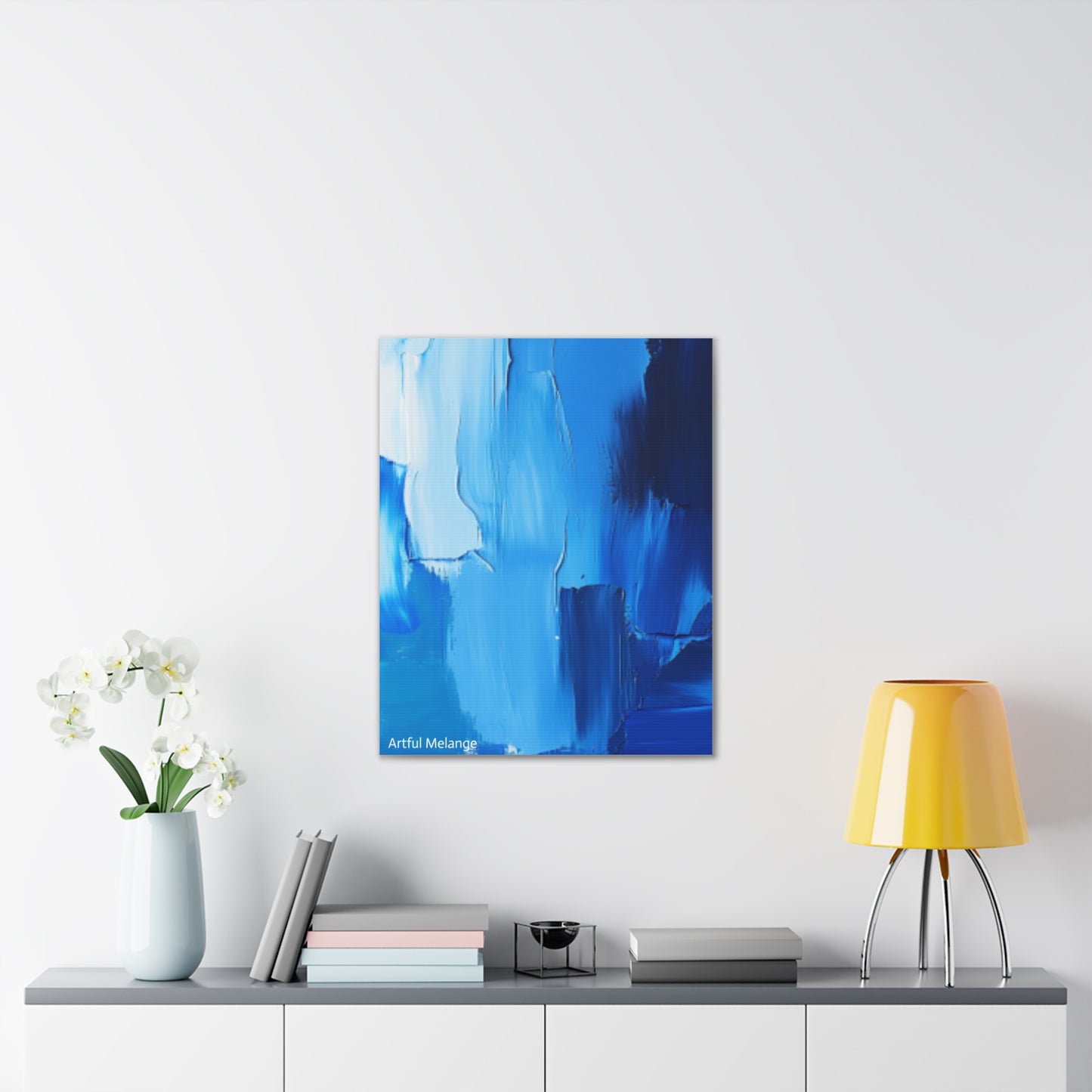 Acrylic Abstract Canvas Print - Richly Textured Artistry